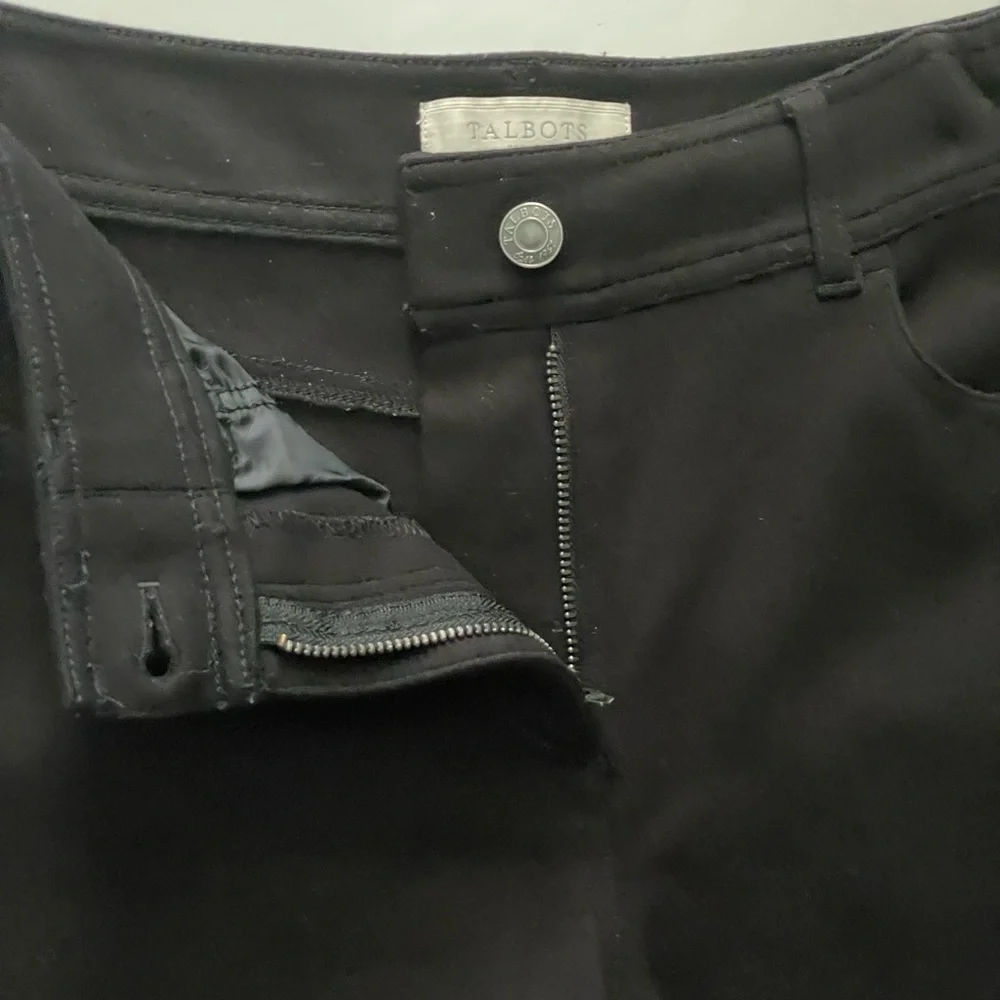 Talbots Black Relax pants Sz 8 Petite